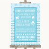 Winter Blue Pick A Prop Photobooth Personalised Wedding Sign