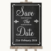 Chalk Style Save The Date Personalised Wedding Sign