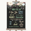 Shabby Chic Chalk When I Tell You I Love You Personalised Wedding Sign