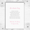 Watercolour Subtle Dusty Pink Personalised Wedding Double Cover Order Of Service