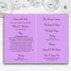 Disney Castle Fireworks Personalised Wedding Double Sided Cover Order Of Service
