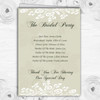Vintage Lace Sage Green Chic Personalised Wedding Double Cover Order Of Service