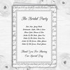 Off White Love Vows Romantic Script Wedding Double Sided Cover Order Of Service