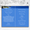 Palm Tree Beach Abroad Personalised Wedding Double Sided Cover Order Of Service