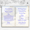 St Pauls Lindos Rhodes Personalised Wedding Double Sided Cover Order Of Service