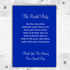 Italy Sorrento Abroad Personalised Wedding Double Sided Cover Order Of Service