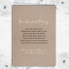 Rustic Vintage Watercolour Peach Floral Wedding Double Cover Order Of Service
