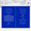 Jetting Off Abroad Sorrento Italy Wedding Double Sided Cover Order Of Service