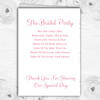 Dusty Coral Pink And Navy Blue Floral Wedding Double Cover Order Of Service