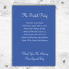 Amalfi Coast Italy Heart Personalised Wedding Double Cover Order Of Service