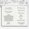 Tropical Beach Palm Tree Personalised Wedding Double Cover Order Of Service