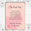 Peach And Pink Flowers Stunning Wedding Double Sided Cover Order Of Service