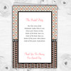 Black And Pink Shabby Chic Rose Tea Stripes Wedding Cover Order Of Service