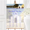 St Pauls Lindos Rhodes Personalised Wedding Seating Table Plan