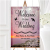 Santorini In Greece Abroad Personalised Any Wording Welcome To Our Wedding Sign