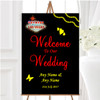 Las Vegas Sign Fabulous Personalised Any Wording Welcome To Our Wedding Sign