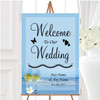 Wine On The Beach Personalised Any Wording Welcome To Our Wedding Sign