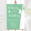 Green Bride Personalised Any Wording Welcome To Our Wedding Sign