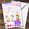 Cute Kitten Class Paws Up First Day At School Personalised Good Luck Card