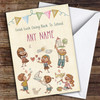 Watercolour Vintage Back To School Personalised Good Luck Card