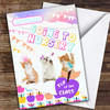 Cute Kitten Class Paws Up Nursery Personalised Good Luck Card