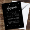 Et Out Of This World Style Uni Personalised Good Luck Card