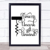 Uncork & Unwind Wine Quote Typography Wall Art Print