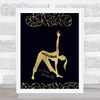Yoga Quotes Silhouette and Beautiful Leaves Take Time Gold Black Typography Print Yoga Quotes Silhouette and Beautiful Leaves Take Time Gold Black Typography Print
