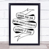 Funny For The Things I Said Quote Typography Wall Art Print