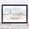 Watercolour Line Art Moscow Decorative Wall Art Print