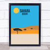 Sahara Desert Decorative Wall Art Print