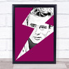 James Dean Lightening Flash Funky Wall Art Print