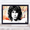 Jim Morrison Classic Hippy Painting Style Funky Wall Art Print