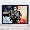 Jimi Hendrix Black And White Hippy Electric Love Funky Wall Art Print