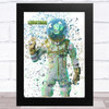 Splatter Art Gaming Fortnite Leviathan Kid's Room Children's Wall Art Print