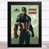 Captain America Gaming Comic Style Kids Fortnite Skin Children's Wall Art Print