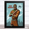 Merry Marauder Gaming Comic Style Kids Fortnite Skin Children's Wall Art Print