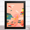 Bright Shatter Abstract Style 7 Wall Art Print