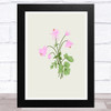 Herbs And Wild Flowers Design 4 Wall Art Print