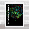 Unspeakable Youtuber Splatter Art Black Children's Kids Wall Art Print