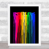 Roblox Rainbow Paint Style Drip Children's Kids Wall Art Print
