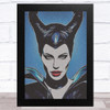 Maleficent Vintage Retro Style Children's Kids Wall Art Print