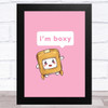 Lankybox Boxy Pink Children's Kids Wall Art Print