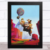 Up Carl Fredricksen And Russell Balloon Children's Kid's Wall Art Print