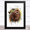 The Secret Life Of Pets Duke Splat Children's Kid's Wall Art Print