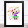 Bing Bunny Coco Splatter Art Children's Kid's Wall Art Print