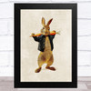 Peter Rabbit Vintage Carrot Children's Kid's Wall Art Print