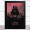 Darth Vader Vintage Smudge Children's Kid's Wall Art Print