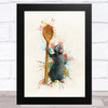Ratatouille Rat Splatter Children's Kid's Wall Art Print