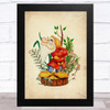 Grumpy Dwarf Snow White Children's Kid's Wall Art Print